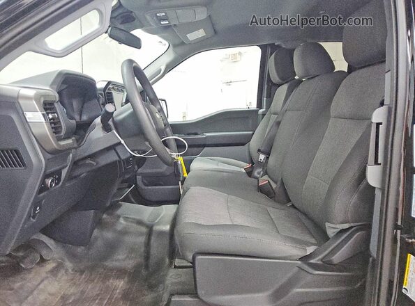 1FTEX1LPXRKD35378 2024 FORD F150 Черный Вид салона спереди
