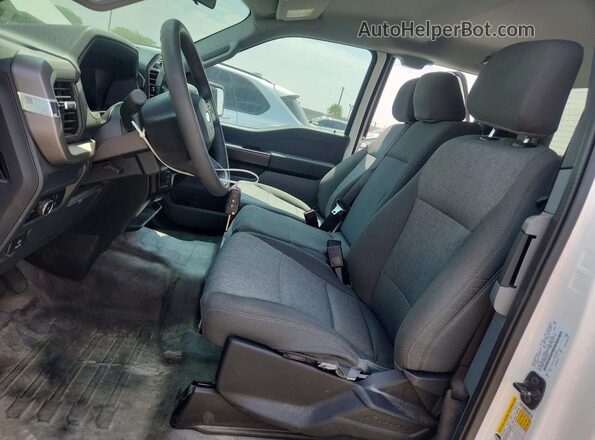 1FTEX1LPXRKE23573 2024 FORD F150 White Vista interior delantera