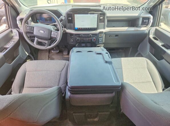 1FTEX1LPXRKE23573 2024 FORD F150 White Vista del salpicadero