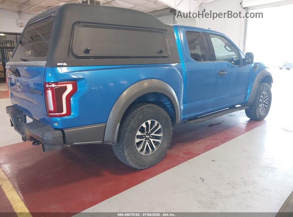 1FTEX1RG2LFC82828 2020 FORD F150 Blue Trasero derecho