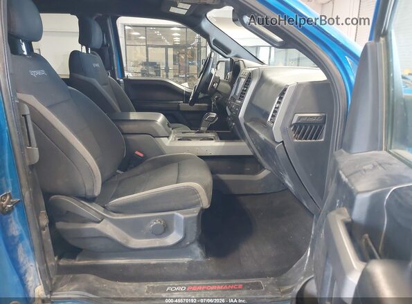 1FTEX1RG2LFC82828 2020 FORD F150 Blue Vista interior delantera