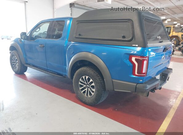 1FTEX1RG2LFC82828 2020 FORD F150 Blue Trasero izquierdo