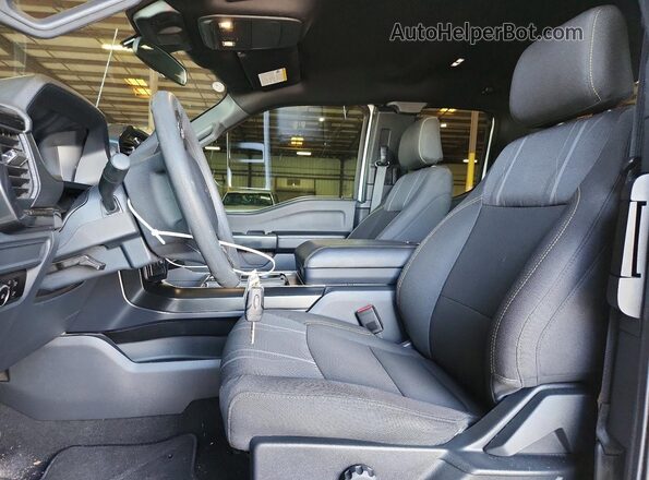 1FTEX2KP6RKF53826 2024 FORD F150 White Vista interior delantera
