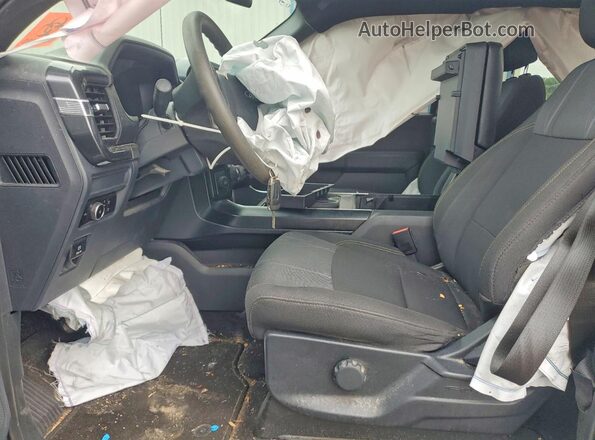 1FTEX2KP7RKF50059 2024 FORD F150 Silver Widok wnętrza z przodu