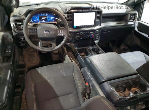 1FTEX2LP2RKE87953 2024 FORD F150 Gray Вид панелі приладів