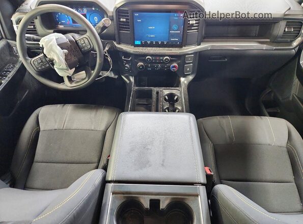 1FTEX2LP3SKE67362 2025 FORD F150 Black Vista del salpicadero