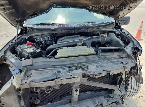 1FTFW1C87MFA32947 2021 FORD F150 Charcoal უკანა სალონის ხედი