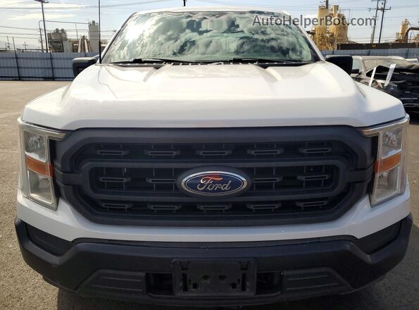 1FTFW1CD3MFC65690 2021 FORD F150 White Դիմացի տեսք