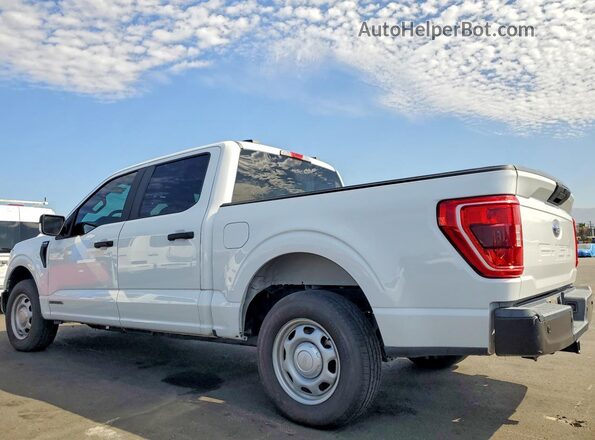 1FTFW1CD3MFC65690 2021 FORD F150 White Հետևի ձախ