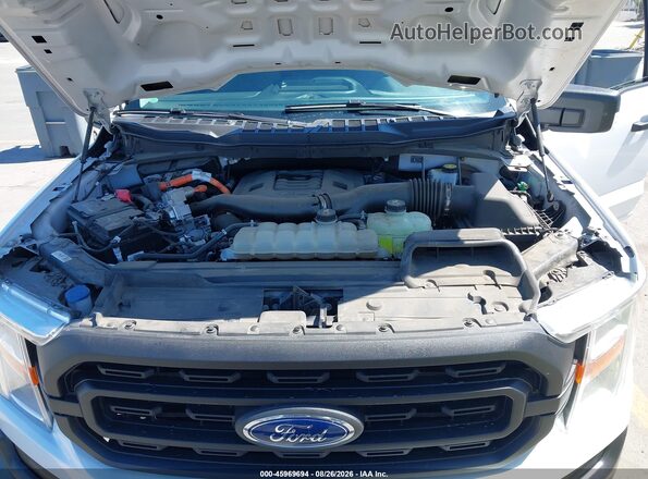 1FTFW1CD9MFC37375 2021 FORD F150 White Вид ззаду