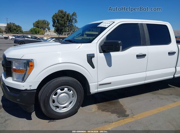 1FTFW1CD9MFC37375 2021 FORD F150 White Вид спереду