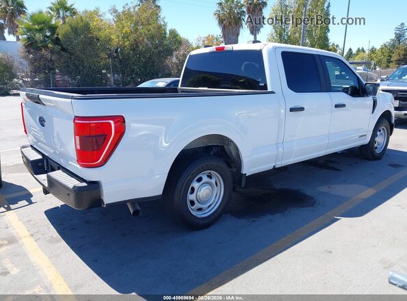 1FTFW1CD9MFC37375 2021 FORD F150 White Задня права чверть