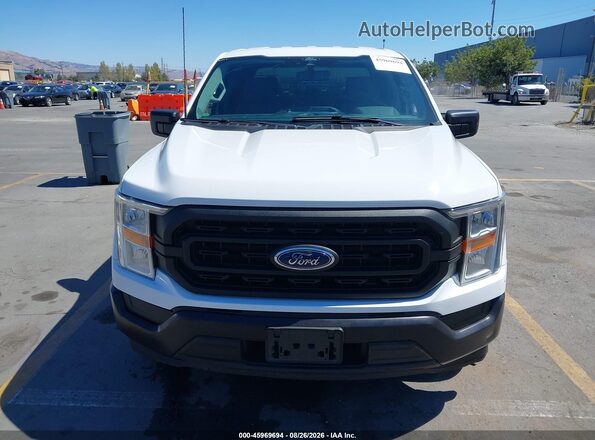 1FTFW1CD9MFC37375 2021 FORD F150 White Вид щитка приладів