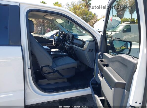 1FTFW1CD9MFC37375 2021 FORD F150 White Вид салону спереду