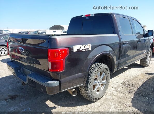 1FTFW1E14JFD73024 2018 FORD F150 Черный Задняя правая четверть