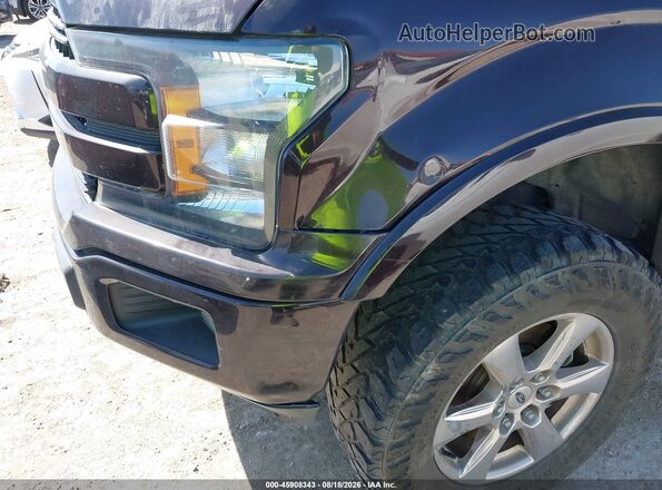 1FTFW1E14JFD73024 2018 FORD F150 Черный Вид спереди