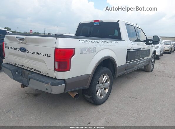 1FTFW1E15JFD33406 2018 FORD F150 White Trasero derecho