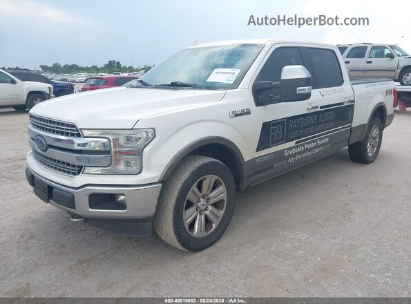 1FTFW1E15JFD33406 2018 FORD F150 White Vista tres cuartos delantera izquierda