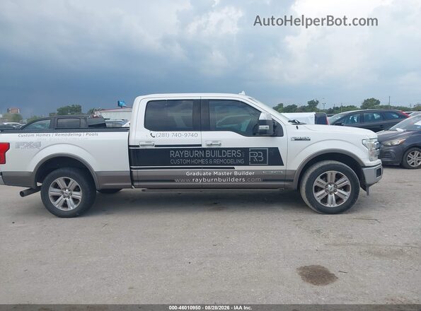 1FTFW1E15JFD33406 2018 FORD F150 White Vista interior trasera