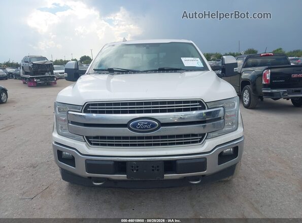 1FTFW1E15JFD33406 2018 FORD F150 White Vista del cuadro de instrumentos