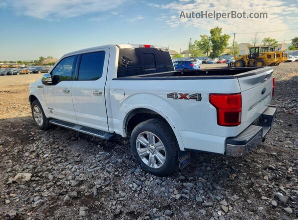 1FTFW1E16JFD78287 2018 FORD F150 White Tył lewy
