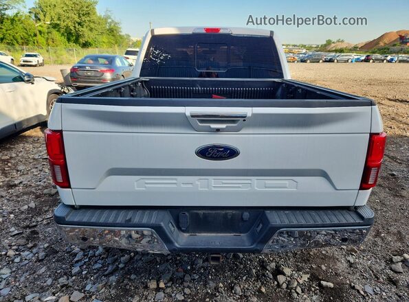 1FTFW1E16JFD78287 2018 FORD F150 White Widok z tyłu