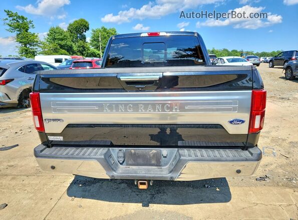 1FTFW1E17JFD72840 2018 FORD F150 Black Widok z tyłu