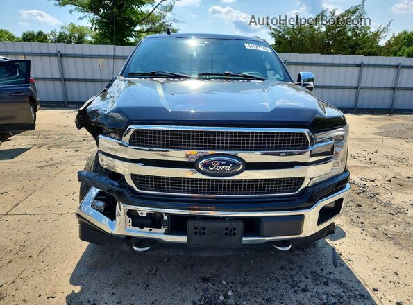 1FTFW1E17JFD72840 2018 FORD F150 Black Widok z przodu