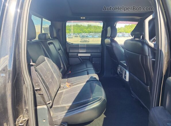 1FTFW1E41LFC15074 2020 FORD F150 Black უკანა სავარძლების ხედი