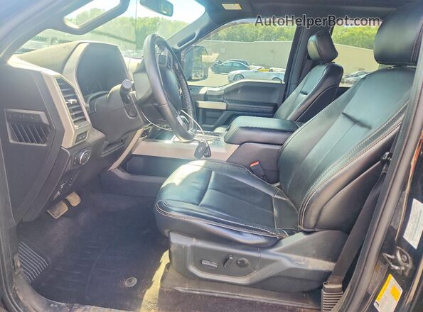 1FTFW1E41LFC15074 2020 FORD F150 Black წინა სალონის ხედი