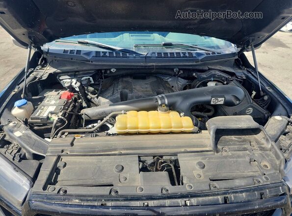 1FTFW1E41LFC15074 2020 FORD F150 Black უკანა სალონის ხედი