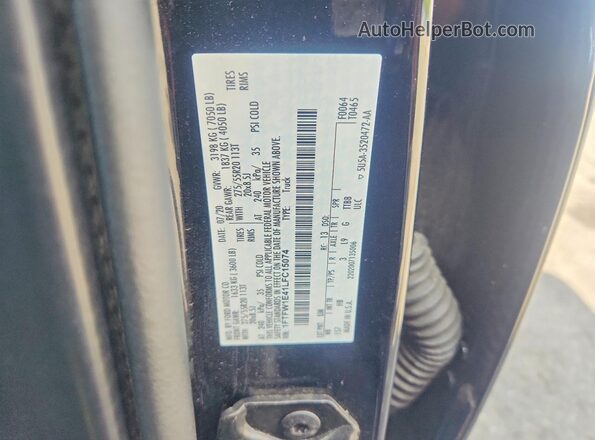 1FTFW1E41LFC15074 2020 FORD F150 Black ძრავის განყოფილების ხედი