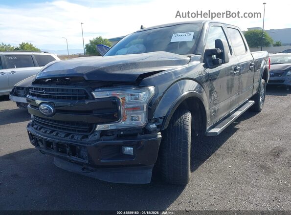 1FTFW1E49KFA12657 2019 FORD F150 Black Առջևի ձախ երեք քառորդ տեսարան