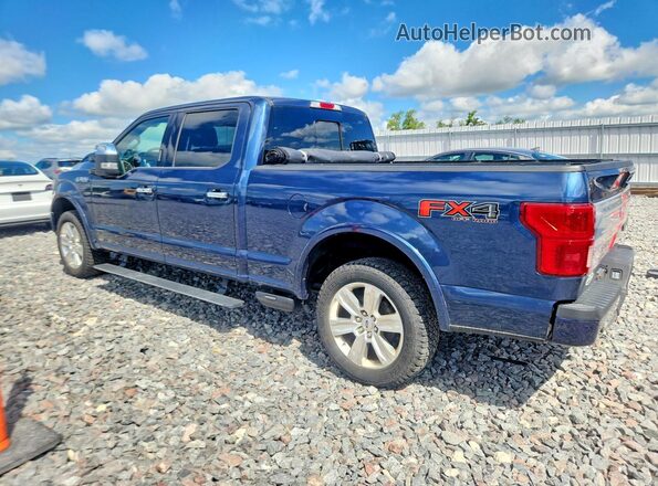 1FTFW1E4XKFC97854 2019 FORD F150 Blue უკანა მარცხენა