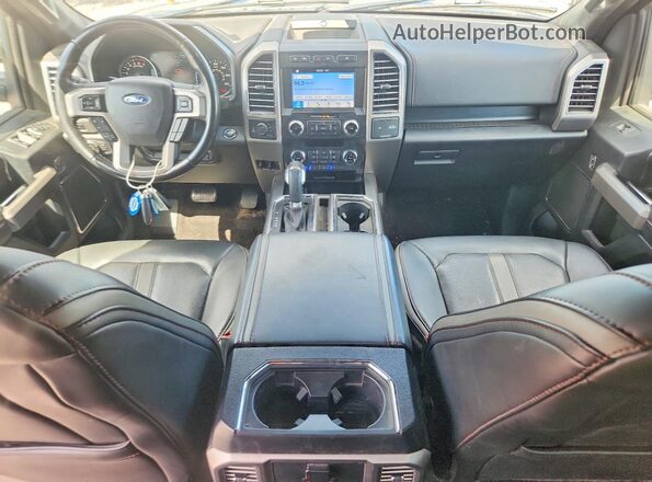 1FTFW1E4XKFC97854 2019 FORD F150 Blue წინა პანელის ხედი