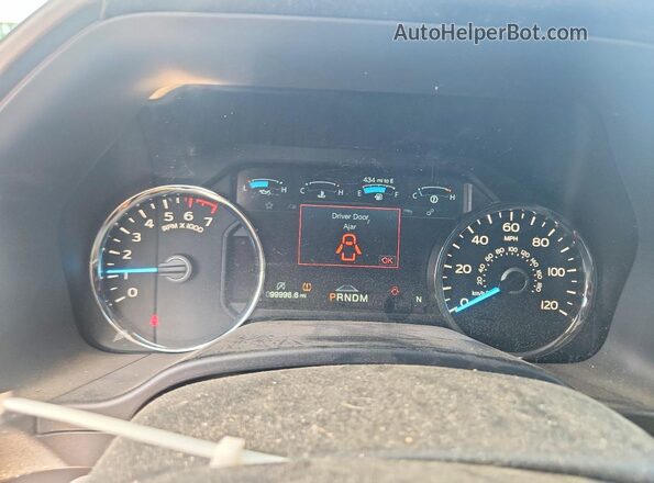 1FTFW1E4XKFC97854 2019 FORD F150 Blue ხელსაწყოთა პანელის ხედი