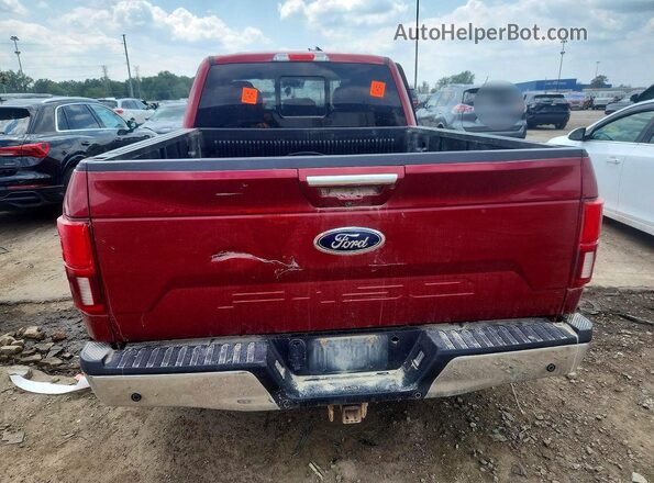 1FTFW1E50JFC90063 2018 FORD F150 Красный Вид сзади