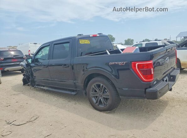 1FTFW1E50MFA26314 2021 FORD F150 Black უკანა მარცხენა