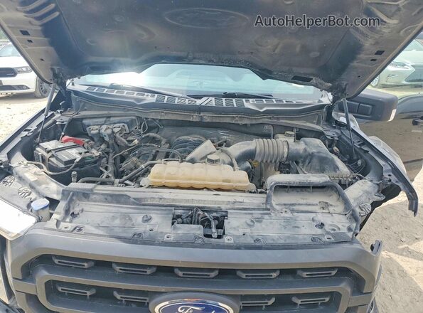 1FTFW1E50MFA26314 2021 FORD F150 Black უკანა სალონის ხედი