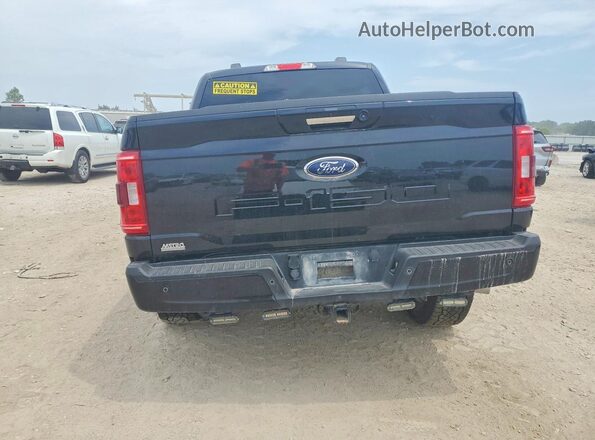 1FTFW1E50MFA26314 2021 FORD F150 Black უკანა ხედი