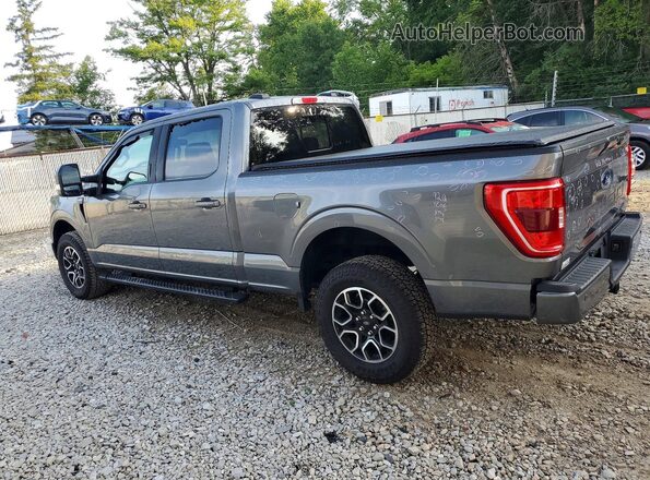 1FTFW1E50NFC10430 2022 FORD F150 Gray Tył lewy