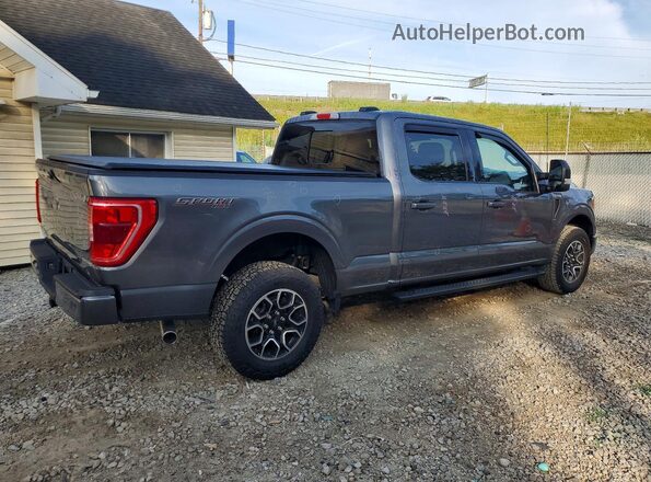 1FTFW1E50NFC10430 2022 FORD F150 Gray Tył prawy