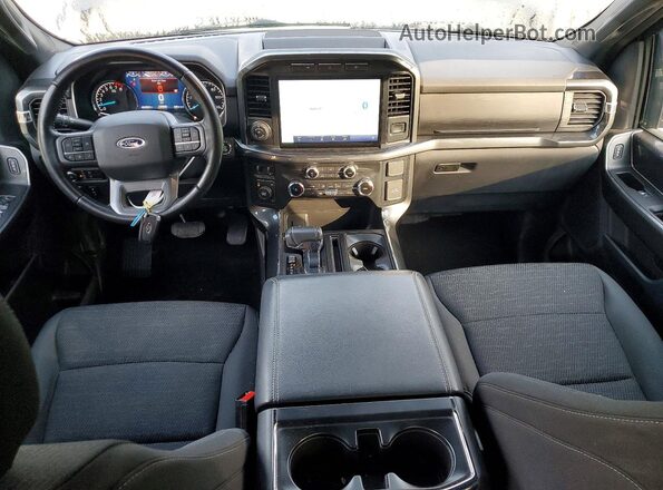 1FTFW1E50NFC10430 2022 FORD F150 Gray Widok deski rozdzielczej