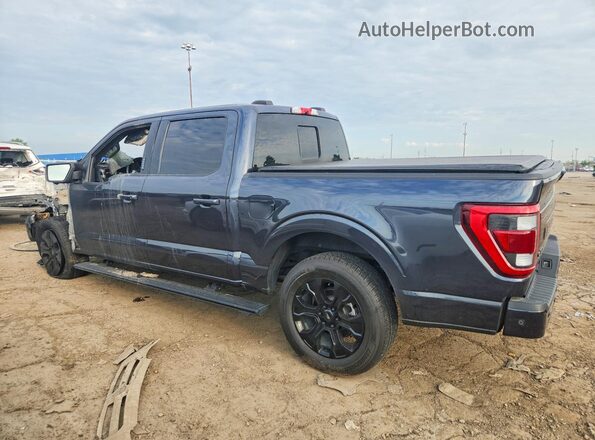 1FTFW1E51NFB03449 2022 FORD F150 Серый Задняя левая четверть