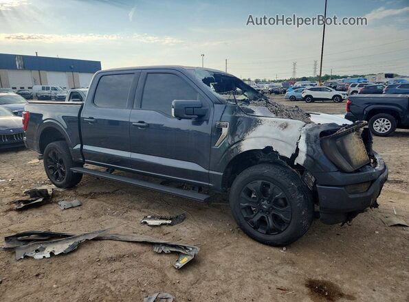 1FTFW1E51NFB03449 2022 FORD F150 Серый Передняя правая четверть