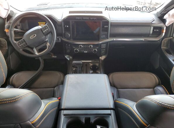 1FTFW1E51PFA28609 2023 FORD F150 Black Dashboard view
