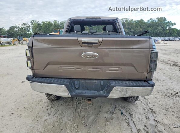 1FTFW1E52JFC19091 2018 FORD F150 Gray Vista trasera