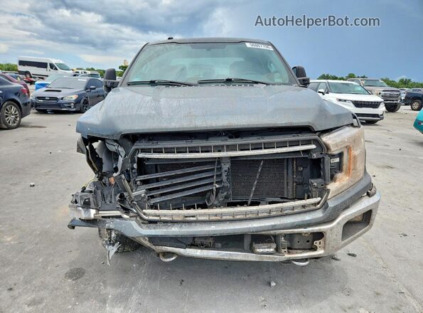 1FTFW1E52JKC98446 2018 FORD F150 Gray Widok z przodu