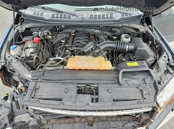 1FTFW1E52JKC98446 2018 FORD F150 Gray Widok wnętrza z tyłu