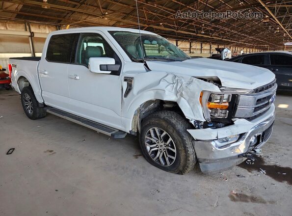 1FTFW1E52NFB50697 2022 FORD F150 White Սալոնի դիմացի տեսք